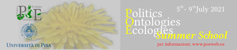 Summer school ＂Politics Ontologies Ecologies＂