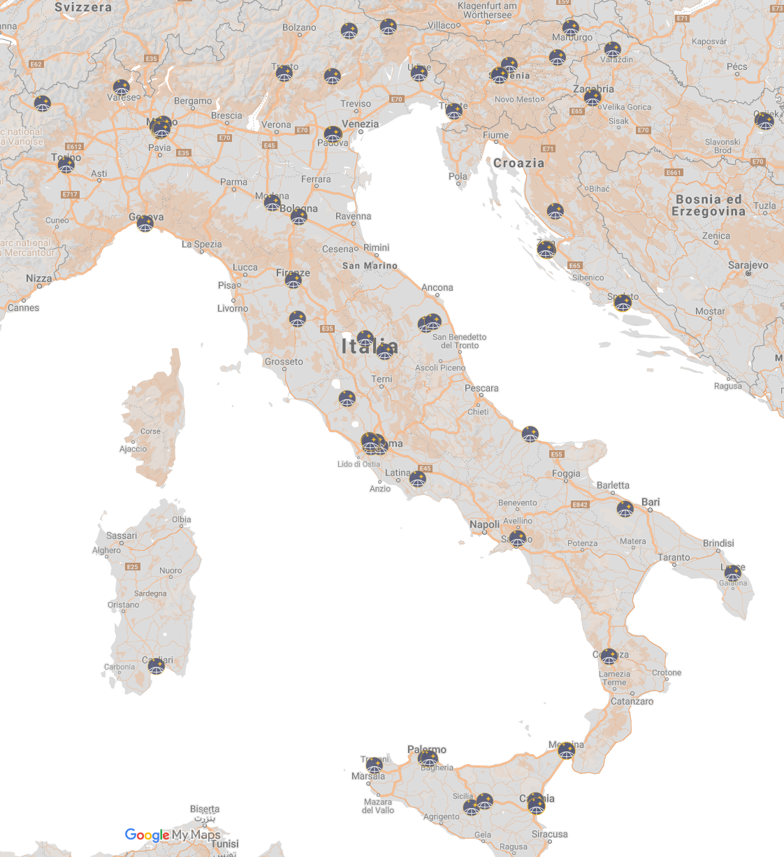 Eventi italiani nell'ambito della Notte internazionale della Geografia - GeoNight 2021: 9 aprile